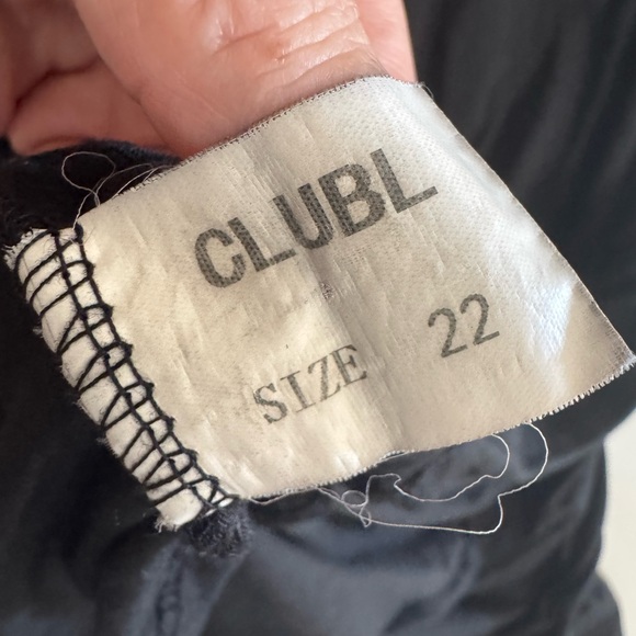 Club L‎ London Black Long Sleeve Wrap Dress Women’s Plus Size 22 - Picture 4 of 5